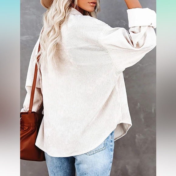 Corduroy Button Down Top - Picture 4 of 11